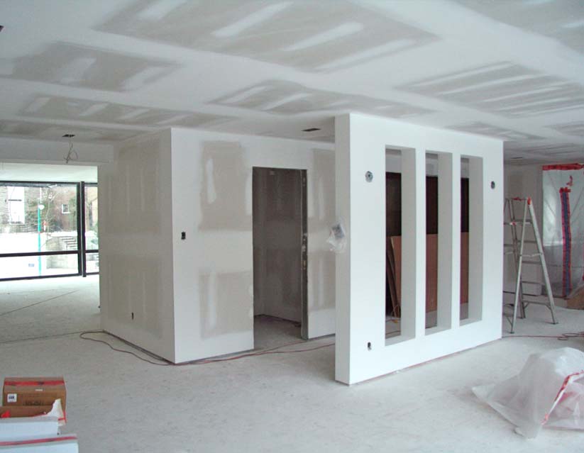 Sheetrock installation